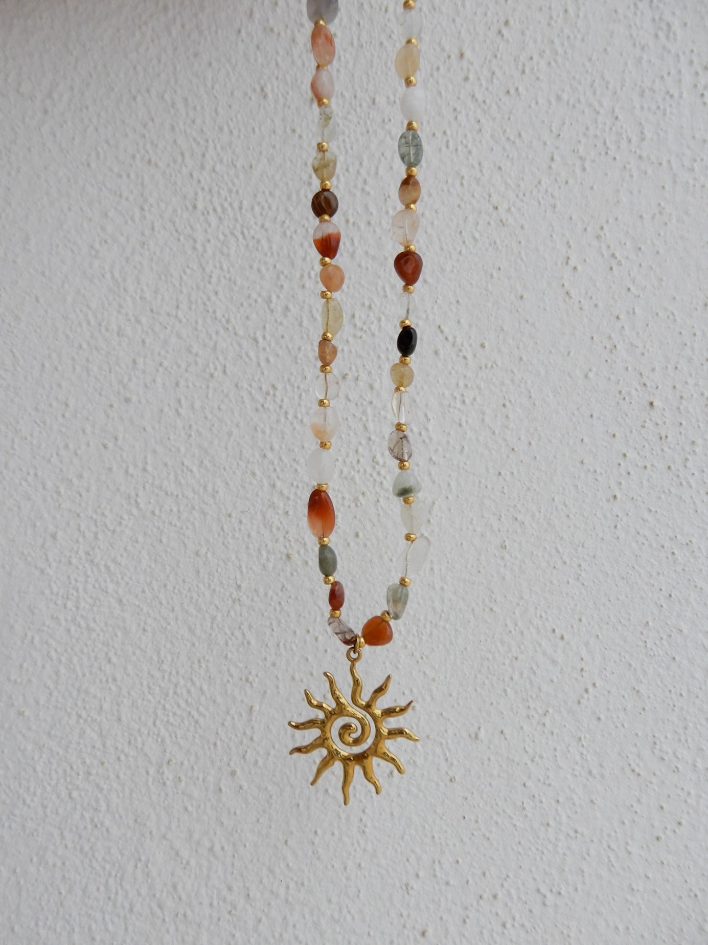 Golden Sun Necklace Bohemain