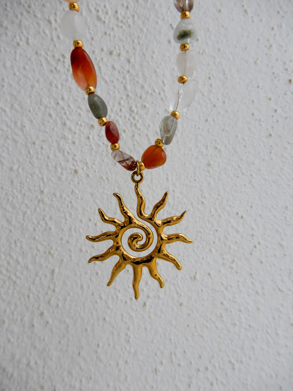 Golden Sun Necklace Bohemain
