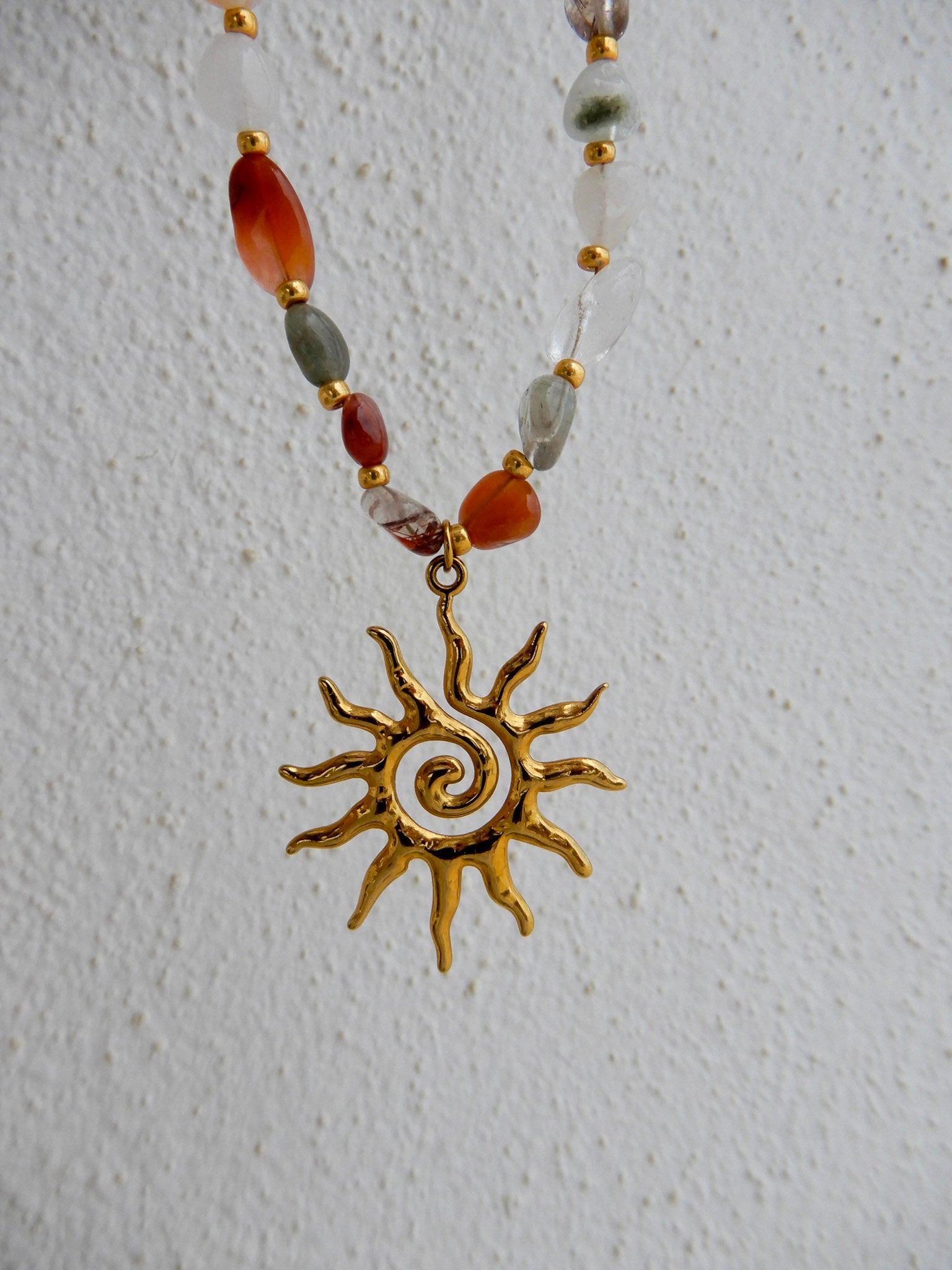 Golden Sun Necklace Bohemain
