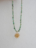 Golden Sun Necklace Jade