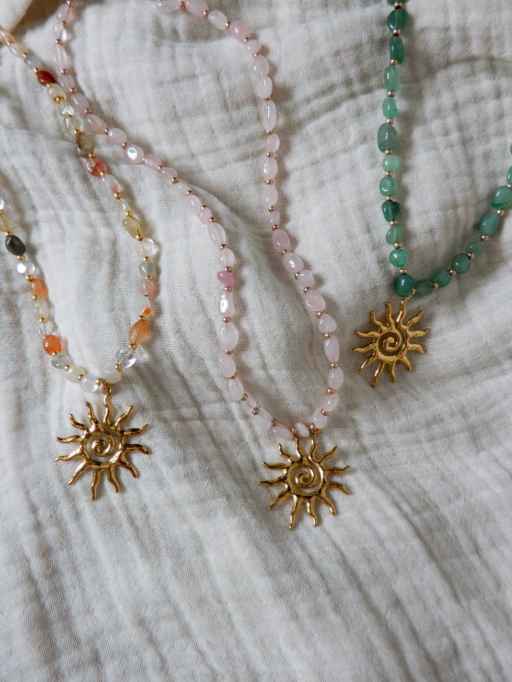 Golden Sun Necklace Bohemain
